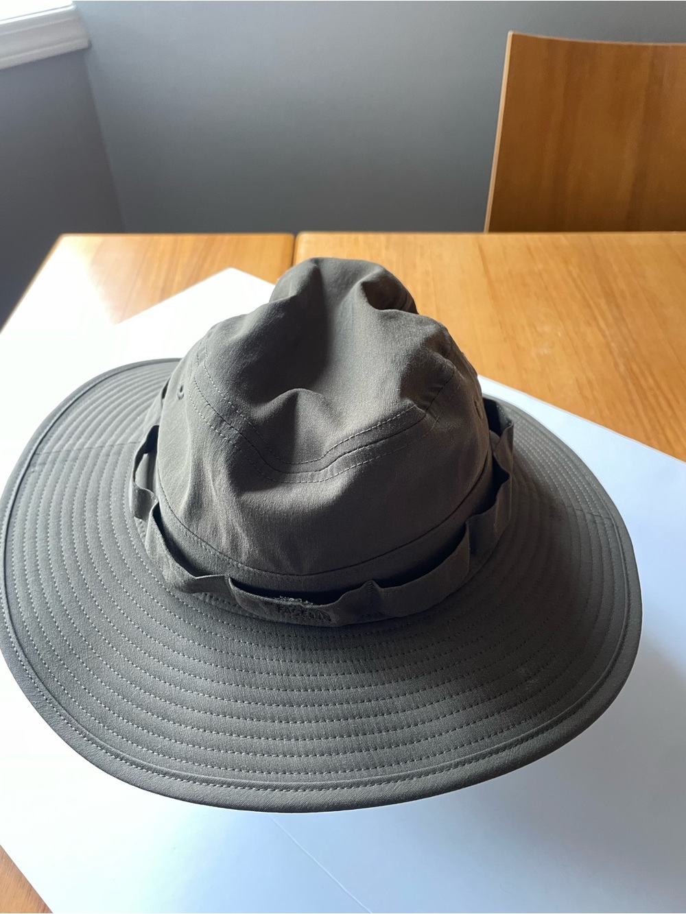 The North Face Nylon Outdoor Hiking Bucket Hat Olive S/M